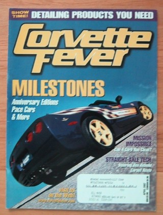 CORVETTE FEVER 2002 APR - RARE 66, SPECIAL EVENT CARS 